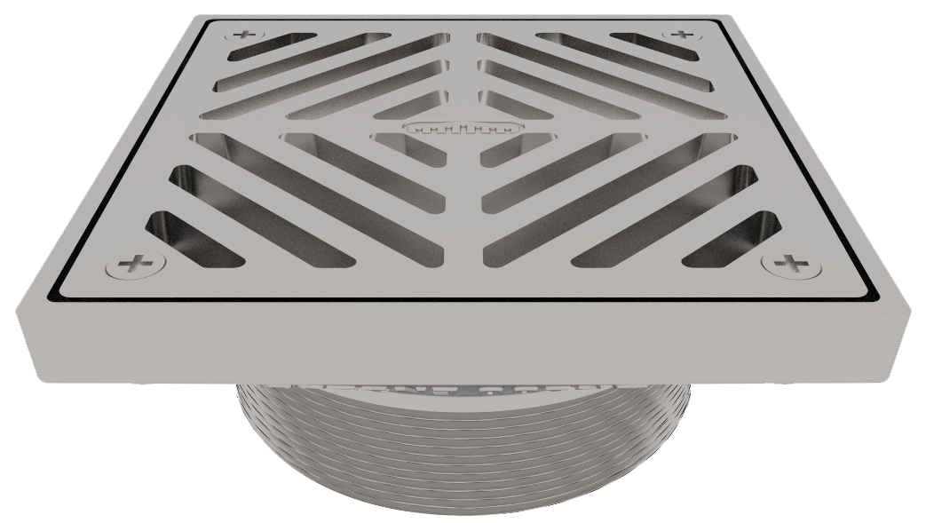 VortX Floor Drainage Square Cast Iron Grating